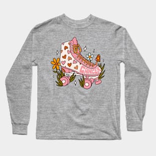 Cancer Zodiac Roller Skate Long Sleeve T-Shirt